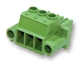 20020517-M031B01LF: Pluggable Terminal Block, 7.62 mm, 3 Ways, 24 AWG, 8 AWG, 10 mm², Screw