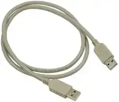 CSMUAA-2M: USB Cable, Type A Plug to Type A Plug, 2 m, 6.6 ft, USB 2.0, Grey