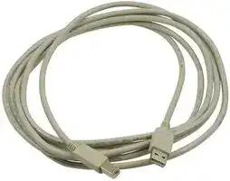 CSMUAB-3M: USB Cable, Type A Plug to Type B Plug, 3 m, 9.8 ft, USB 2.0, Grey