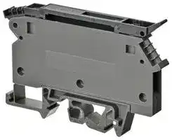 XW5T-S4.0-FU5: DIN Rail Mount Terminal Block, 2 Ways, 22 AWG, 10 AWG, 4 mm², Screw, 6.3 A