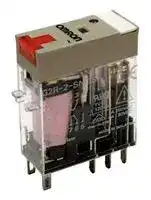 G2R-2-SNI 12VAC (S): Power Relay, DPDT, 12 VAC, 5 A, G2RS Series, Socket, Non Latching