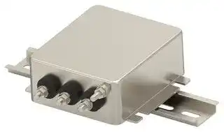 30KEBS6AFPDDM: Power Line Filter, General Purpose, 440 VAC, 30 A, Three Phase, 1 Stage, DIN Rail Mount