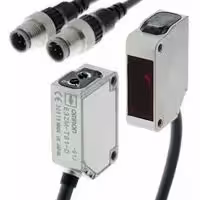E3ZM-T81-S1J 0.3M: Photoelectric Sensor, 15 m, PNP Open Collector, 100 mA Output, 10 VDC to 30 VDC