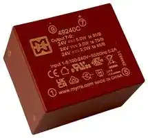 49240C: AC/DC PCB Mount Power Supply (PSU), ITE & Household, 1 Output, 5 W, 24 VDC, 210 mA