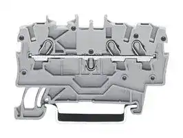 2000-1401: DIN Rail Mount Terminal Block, 4 Ways, 24 AWG, 16 AWG, 1.5 mm², Clamp, 13.5 A