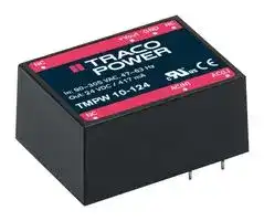 TMPW 10-124: AC/DC PCB Mount Power Supply (PSU), 100 to 250VDC, ITE & Household, 1 Output, 10 W, 24 VDC, 417 mA