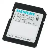 6AV2181-8XP00-0AX0: SD Memory Card, 2 GB, 100 mA 3.6 VDC, Gold Contact, 32 mm x 24 mm x 2.1 mm, SIMATIC SD Series