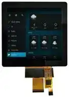 MDT0400E1IS-RGB: TFT LCD, 4 ", 480 x 480 Pixels, Square, RGB, 3.3V