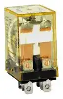 RH2B-ULCDC24V: Power Relay, DPDT, 24 VDC, 10 A, RH Series, Socket, Non Latching