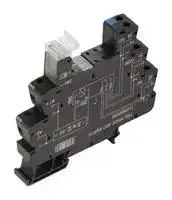 1123970000: RELAY SOCKET, 10A, 250VAC, DIN RAIL