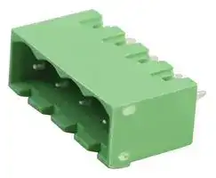 691311700104: Terminal Block, Header, 5 mm, 4 Ways, 20 A, 300 V, Through Hole Vertical