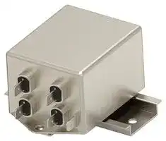 1KESS1BFPWDM: Power Line Filter, General Purpose, 520 VAC, 1 A, Three Phase, 1 Stage, DIN Rail Mount