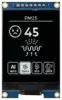 MDOB160128DV-WS: Graphic OLED, 160 x 128 Pixels, White on Black, 3V, SPI, 34.9mm x 57.8mm, -40 °C