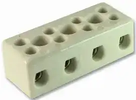CHTB10/4N: Standard Terminal Block, 4 Contacts, 14 mm, Terminal Block, Surface Mount