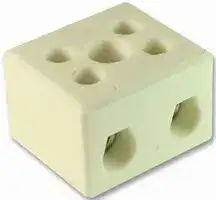 CHTB16/2N: Standard Terminal Block, Ceramic, CHTB/N, 2 Contacts, 17.5 mm, Terminal Block, Surface Mount