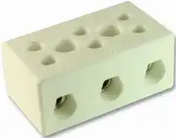 CHTB16/3N: Standard Terminal Block, Ceramic, CHTB/N, 3 Contacts, 17.5 mm, Terminal Block, Surface Mount