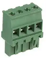 MC000186: Pluggable Terminal Block, 5.08 mm, 4 Ways, 24 AWG, 14 AWG, Screw