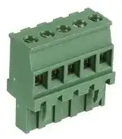 MC000187: Pluggable Terminal Block, 5.08 mm, 5 Ways, 24 AWG, 14 AWG, Screw