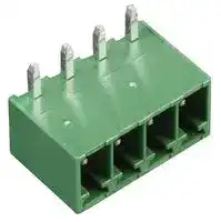 MC000090: Terminal Block, Header, 3.5 mm, 4 Ways, 12 A, 150 V, Through Hole Right Angle