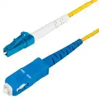 SPSMLCSC-OS2-10M: Fibre Optic Cable, 10m (32.8ft) LC/SC (UPC) OS2 Single Mode Simplex Fiber Cable, 9/125µm, LSZH