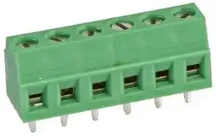 MC000022: Wire-To-Board Terminal Block, 3.81 mm, 6 Ways, 26 AWG, 16 AWG, Screw