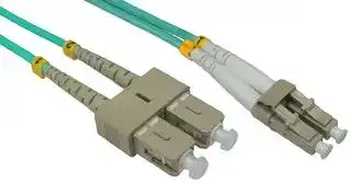 FB3M-LCSC-005: LEAD,FIBRE OPTIC LC-SC 50-125 OM3 0.5M