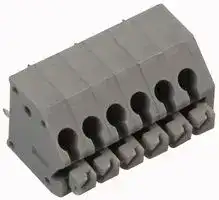 20.3303M/6-E: Wire-To-Board Terminal Block, 3.5 mm, 6 Ways, 26 AWG, 16 AWG, 1.5 mm², Push In