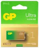 GP1604AU-C1: Battery, Super, Single Cell, 9 V, 9V, Alkaline, Snap Contact, 1