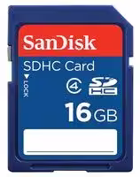 SD4030: Flash Memory Card, SDHC Card, 16 GB, Class 4