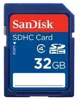 SD7040: Flash Memory Card, SDHC Card, Class 4, 32 GB