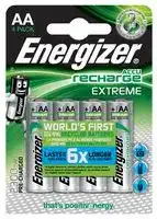635730: Rechargeable Battery, Extreme, Pack of 4, 1.2 V, Nickel Metal Hydride, 2.3 Ah, AA