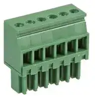 MC000068: Pluggable Terminal Block, 3.5 mm, 6 Ways, Screw, 8 A