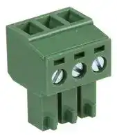 MC000097: Pluggable Terminal Block, 3.81 mm, 3 Ways, 26 AWG, 16 AWG, Screw
