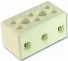 CHTB4/3N: Standard Terminal Block, Ceramic, CHTB/N, 3 Contacts, 11.5 mm, Terminal Block, Surface Mount