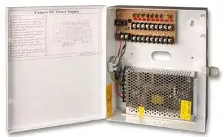 HAY-PSU912-5A: AC/DC Enclosed Power Supply (PSU), ITE, 9 Outputs, 60 W, 12 VDC, 1.1 A, 12 VDC