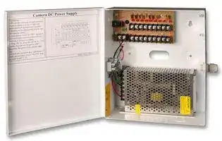 HAY-PSU912-10A: AC/DC Enclosed Power Supply (PSU), ITE, 9 Outputs, 120 W, 12 VDC, 1.1 A, 12 VDC