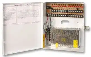 HAY-PSU1612-10A: 16 Way 12V 10A Metal Boxed CCTV Power Supply