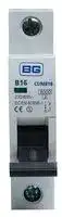 CUMB16-01: Thermal Magnetic Circuit Breaker, British General - Single Pole MCBs, 16 A, 1 Pole, 230 V