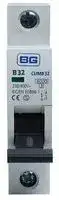 CUMB32-01: Thermal Magnetic Circuit Breaker, British General - Single Pole MCBs, 32 A, 1 Pole, 230 V