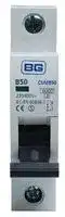 CUMB50-01: Thermal Magnetic Circuit Breaker, British General - Single Pole MCBs, 50 A, 1 Pole, 230 V
