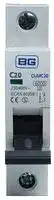 CUMC20-01: Thermal Magnetic Circuit Breaker, British General - Single Pole MCBs, 20 A, 1 Pole, 230 V