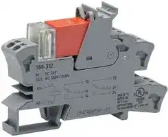 788-311: Power Relay, DPDT, 12 VDC, 8 A, 788 Series, DIN Rail, DC