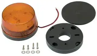 LPB12-A-T: Beacon, 12 V, Amber, Twin Mount