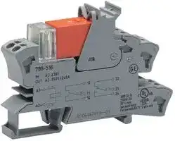 788-516: Power Relay, DPDT, 230 VAC, 8 A, 788 Series, DIN Rail