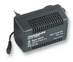 9819 12V EURO: AC/DC Power Supply, ITE, 1 Output, 36 W, 12 VDC, 2.4 A