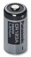 CR-123APA/BE.: Battery, 3 V, CR123A, Lithium Manganese Dioxide, 1.4 Ah, Raised Positive and Flat Negative, 1