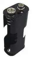 BH322-1B: Battery Holder, AA x 2, Panel Mount, Snap Term
