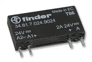 34.81.7.005.8240: Solid State Relay, 34 Series, Ultra-Slim, SPST-NO, 2 A, 275 VAC, PCB, Through Hole, Zero Crossing