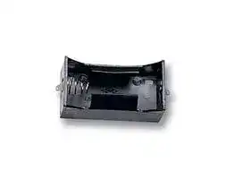 440-050: Battery Holder, D x 1, Panel Mount, Solder Tagged