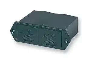 BX0026: Battery Holder, PP3, 2 Cell, 26.5 mm Width x 17.5 mm Depth x 48.5 mm Height, Panel Mount
